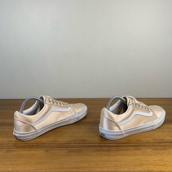 Vans Old Skool Satin Ribbon Lace Womens Sneaker Size 8 - Picture 6 of 9
